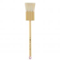 Кисть коза флейц трубчатый СОНЕТ 5 линий №36 W=36мм L=25мм бамбуковая ручка